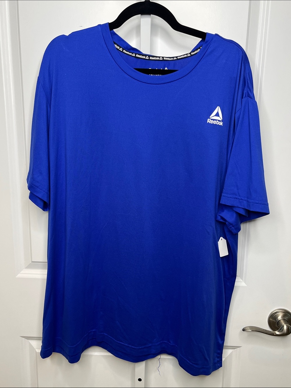 Reebok Men's Short Sleeve Athletic Tee in Royal Blue XXL